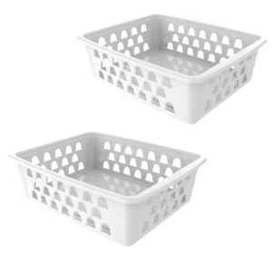 CESTO MULTIUSO GRANDE BRANCO (12PÇS)-UNINJET