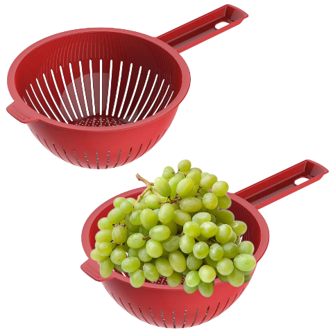 ESCORREDOR MASSAS VERMELHO (12PÇS)-UNINJET