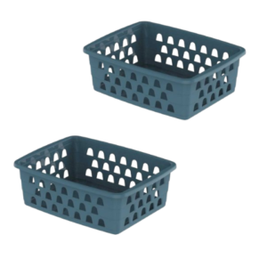 CESTO MULTIUSO MÉDIO AZUL (12PÇS)-UNINJET