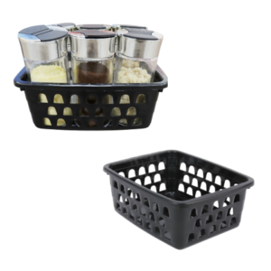 CESTO MULTIUSO PEQUENO PRETO (12PÇS)-UNINJET
