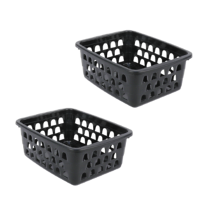 CESTO MULTIUSO PEQUENO PRETO (12PÇS)-UNINJET