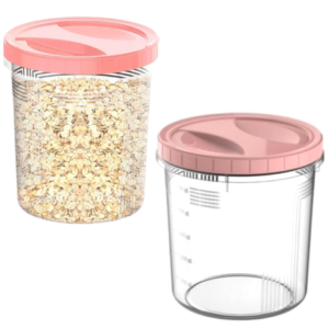 CONTAINER REDONDO TAMPA ROSCA 6,0LTS ROSA (6PÇS)-UNINJET