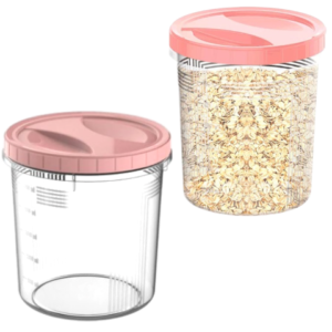 CONTAINER REDONDO TAMPA ROSCA 6,0LTS ROSA (6PÇS)-UNINJET