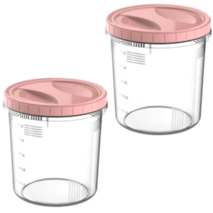 CONTAINER REDONDO TAMPA ROSCA 6,0LTS ROSA (6PÇS)-UNINJET