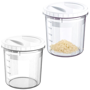 CONTAINER REDONDO C/ TAMPA ROSCA 6,0LTS BRANCO (6PÇS)-UNINJET