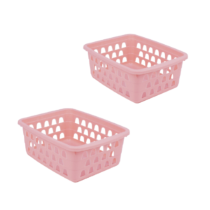 CESTO MULTIUSO PEQUENO ROSA (12PÇS)-UNINJET