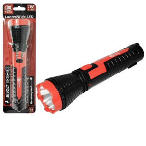 LANTERNA DE LED 1W BIVOLT/RECARREGÁVEL COLOR (6PÇS)-SQ QUALIDADE