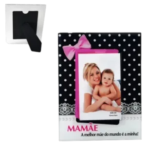 PORTA RETRATO DE VIDRO MÃE MELHOR AMIGA 10X15CM (12PÇS)-JAVICK