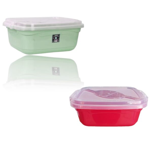 CAIXA RETANGULAR 11LTS MULTIUSO AQUARELA (12PÇS)-INPLAST