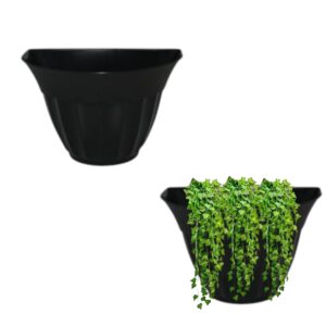 CACHEPOT PAREDE PRETO (24PÇS)-INPLAST