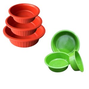 CJ.BACIAS CANELADA PMG 1000/2000/4000ML (12KITS)-INPLAST