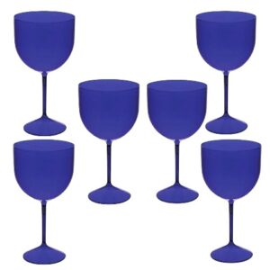 TAÇA GIN 500ML AZUL ROYAL (12PÇS)-OLDANIPLAST