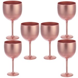 TAÇA GIN 500ML ROSE GOLD (12PÇS)-OLDANIPLAST