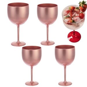 TAÇA GIN 500ML ROSE GOLD (12PÇS)-OLDANIPLAST
