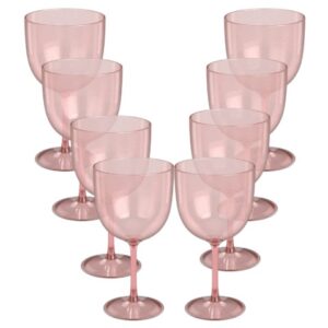 TAÇA GIN 500ML ROSE TRANSPARENTE (12PÇS)-OLDANIPLAST