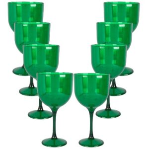 TAÇA GIN 500ML VERDE ESCURO (12PÇS)-OLDANIPLAST