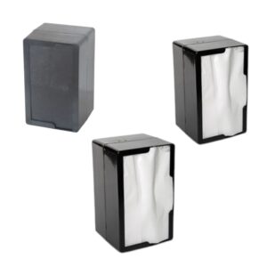PORTA GUARDANAPO TV PRETO (24PÇS)-BERNACSTEIN