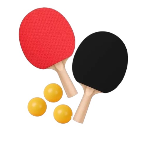 RAQUETE PING PONG COM BOLA (12PÇS)-LET ÚTIL