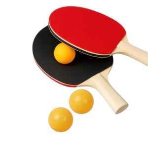 RAQUETE PING PONG COM BOLA (12PÇS)-LET ÚTIL