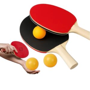 RAQUETE PING PONG COM BOLA (12PÇS)-LET ÚTIL