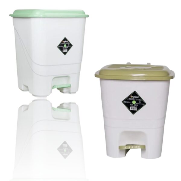 LIXEIRA C/PEDAL 14LTS (6PÇS)-INPLAST