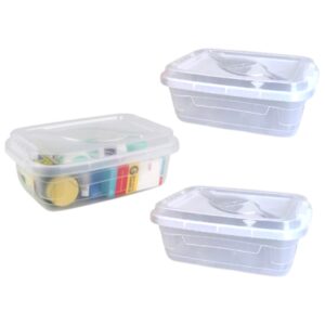 CAIXA ORGANIZADORA RETANGULAR TRANSP.2,8LTS (12PÇS)-INPLAST