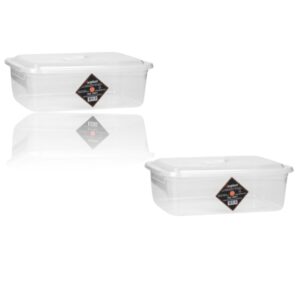CAIXA ORGANIZADORA RETANGULAR TRANSP.3,5LTS (24PÇS)-INPLAST