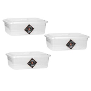 CAIXA ORGANIZADORA RETANGULAR TRANSP.3,5LTS (24PÇS)-INPLAST