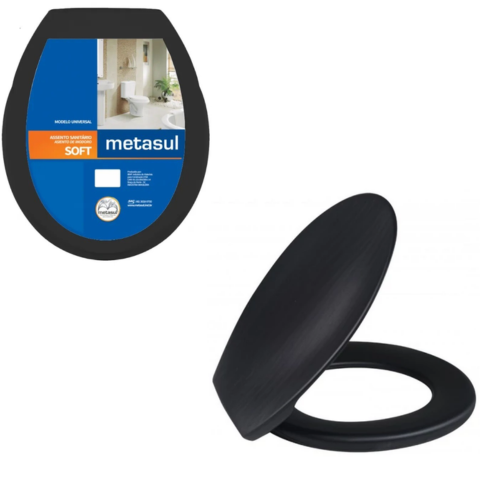 ASSENTO SOFT PRETO (6PÇS)-METASUL