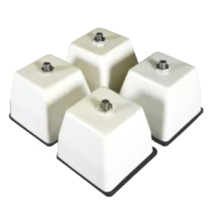 PÉ DE GELADEIRA/FOGÃO QUADRADO BRANCO (12PÇS)-MAX PÉ
