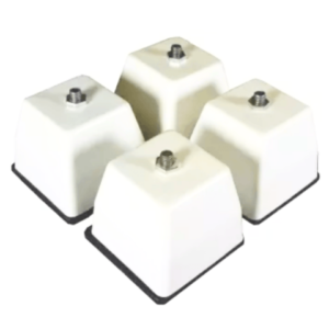 PÉ DE GELADEIRA/FOGÃO QUADRADO BRANCO (12PÇS)-MAX PÉ