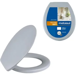 ASSENTO SOFT CINZA (6PÇS)-METASUL