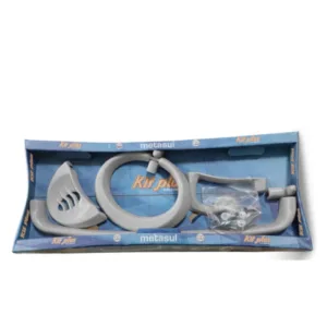 KIT ACESSÓRIOS BANHEIRO PLUS CINZA (6KITS)-METASUL